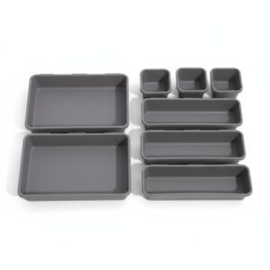 SpaceLock Drawer Organizer – Set of 8 Pieces