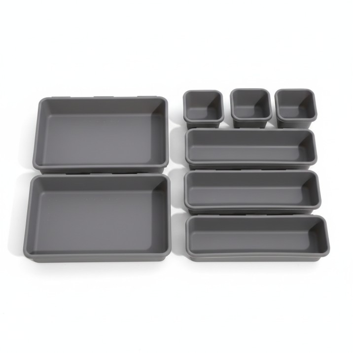 SpaceLock Drawer Organizer – Set of 8 Pieces
